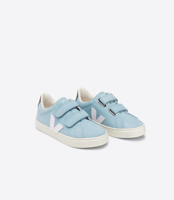 Esplar Dětské Veja Nubuck Steel Blankyt | OMCEKS-914