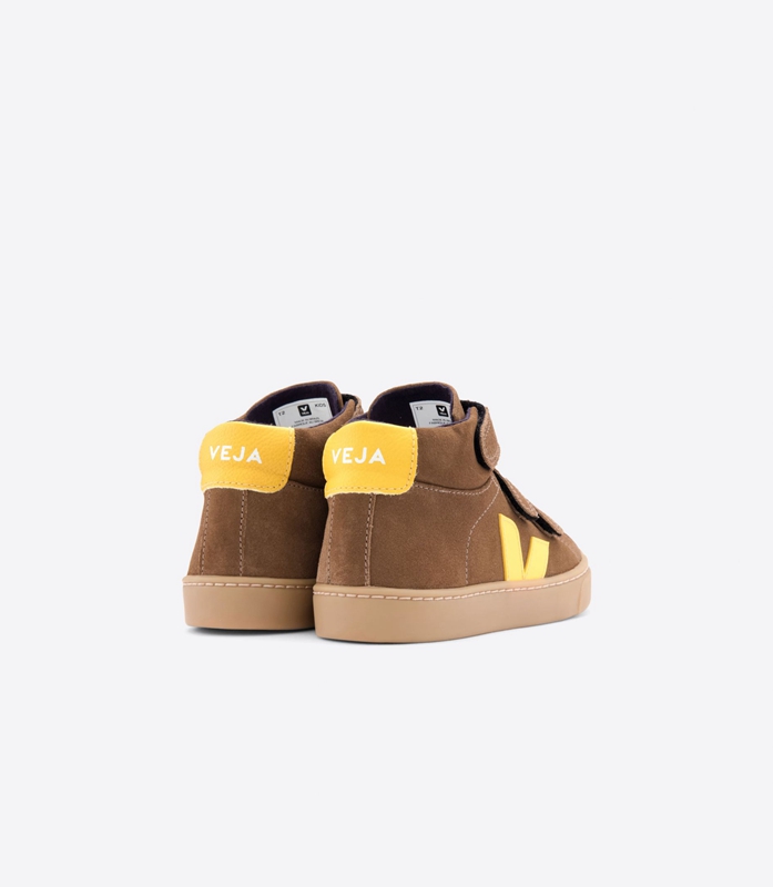 Esplar Dětské Veja Semišové Brown Tonic Hnědé | TKLFGU-425