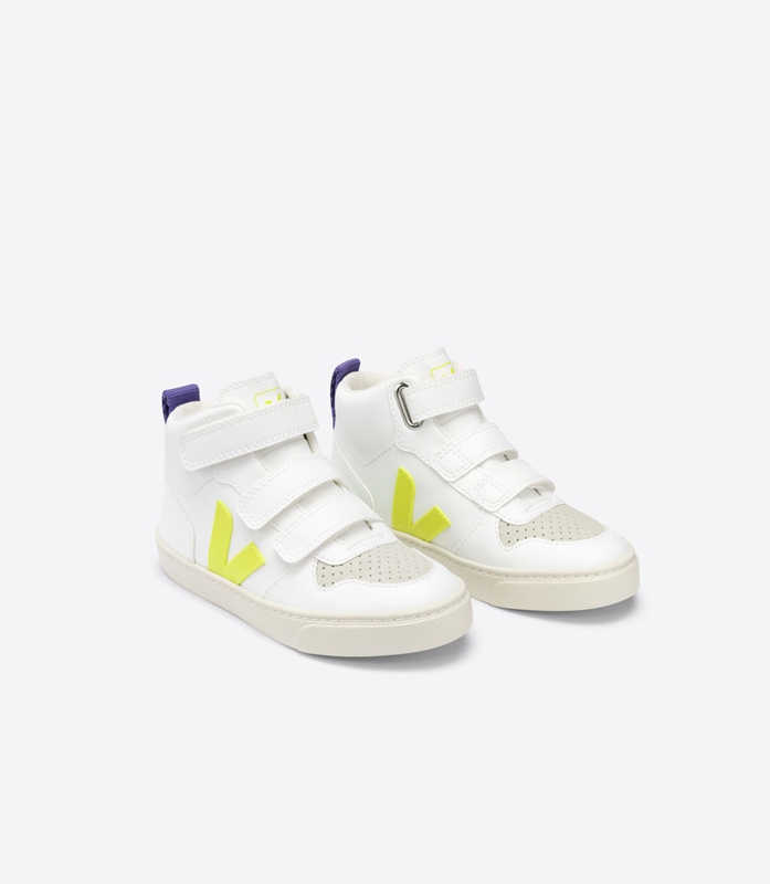 V-10 Dětské Veja Cwl Jaune Fluo Purple Bílé | INXYUS-314