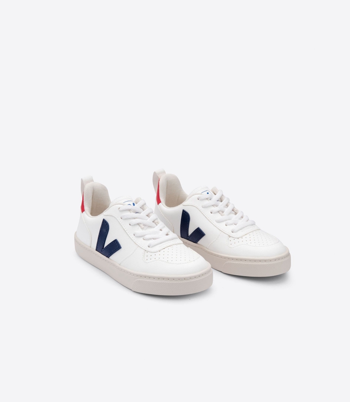 V-10 Dětské Veja Laces Cwl Cobalt Pekin Bílé | XFQGJW-648