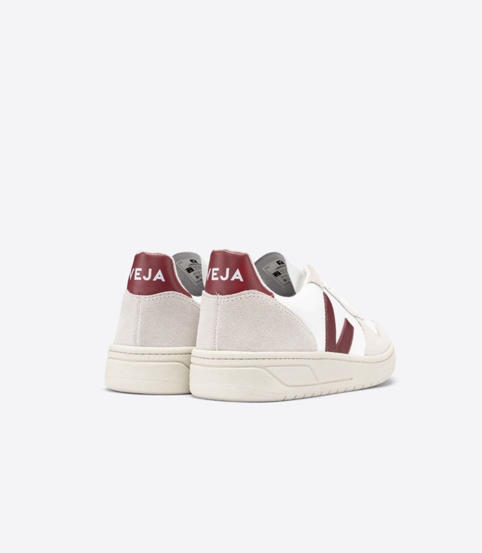 V-10 Pánské Veja B-Mesh Natural Marsala Bílé | USJELP-741