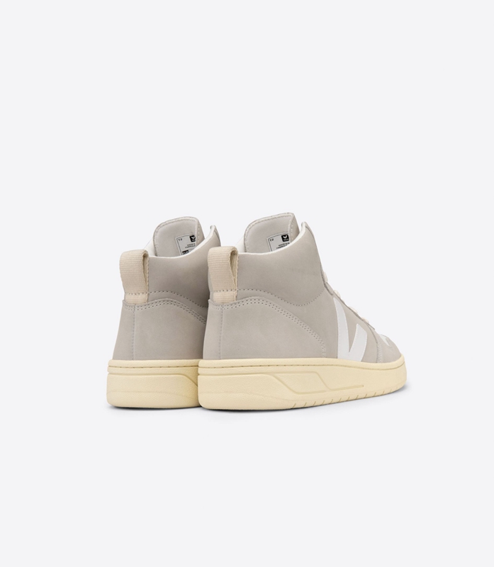 V-15 Dámské Veja Nubuck Natural Šedé | CMOUWG-512