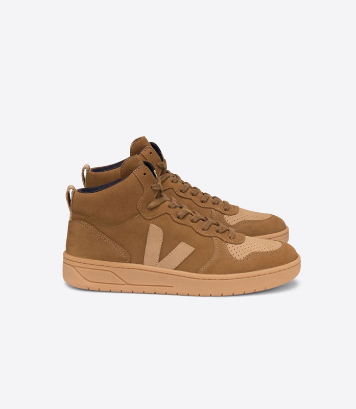 V-15 Pánské Veja Nubuck Camel Desert Hnědé | DVBPWA-091